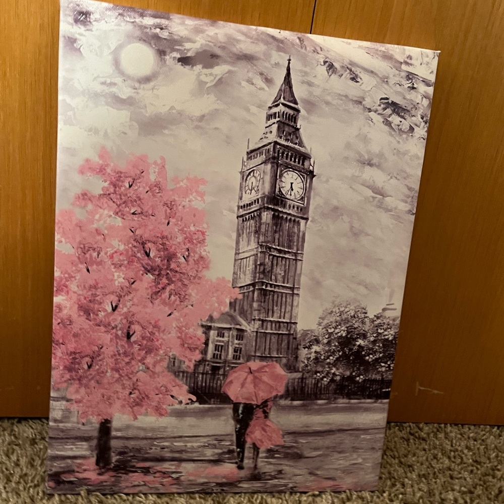 𝗣𝗶𝗻𝗸 𝗮𝗻𝗱 𝗕𝗹𝗮𝗰𝗸 𝗪𝗮𝗹𝗹 𝗖𝗮𝗻𝘃𝗮𝘀 - Picture 2 of 5